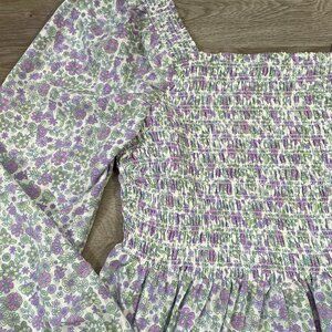 Peplum Floral Top Size M